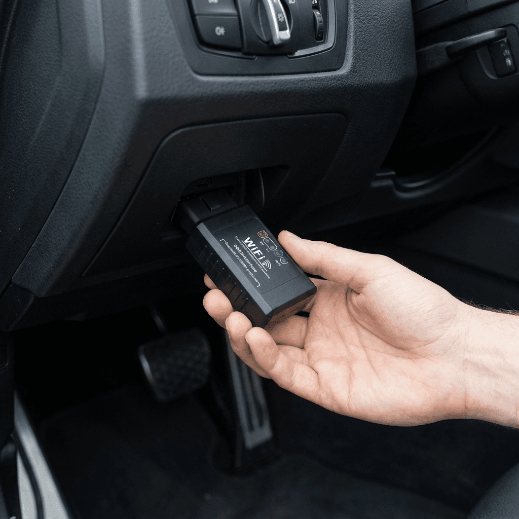 Plug in the device
