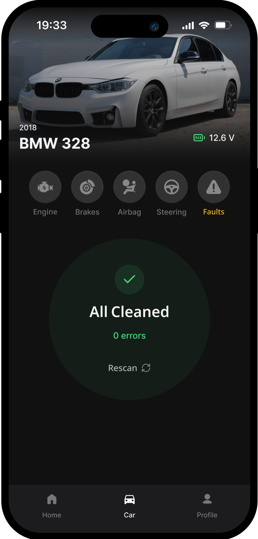 Diagnostic complete — everything under control